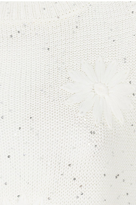 EsQualo sweater embroidery flowers